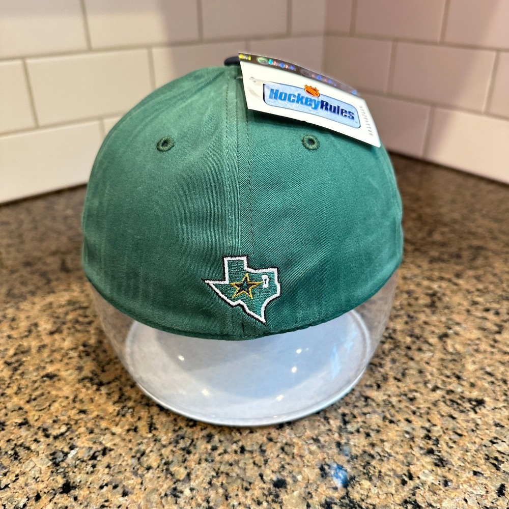 Vtg Dallas Stars Hat NHL Hockey Rules Stars Sensation Dead Stock New - Picture 5 of 12